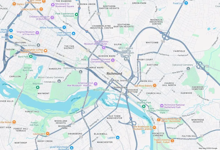 Richmond Map